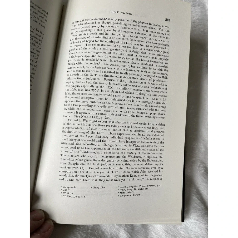 meyers‎ commentary of the new testament revelation VOL XI 1980 Edition